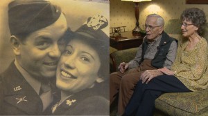 Met in WWII and married for 69 years. (Credit: 9NEWS)